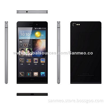 6-inch NFC Smartphone, IPS Screen/1,920*1,080P/MT6589T-1.5GHz Quad Core/RAM/ROM of 2G+16GB/Dual SIM